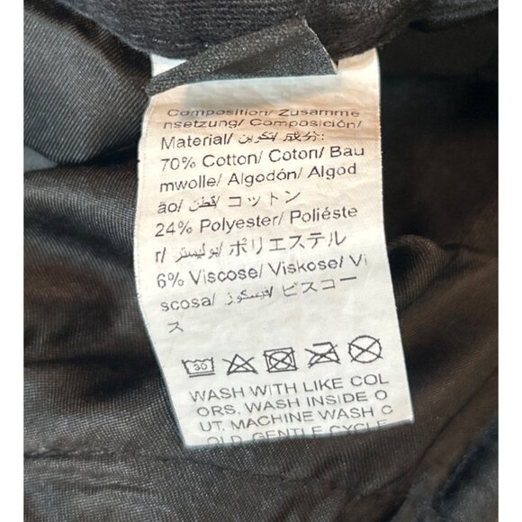 Womens High Rise Destroyed Tapered Leg Jeans Size 4 Black Grunge SK8 Gorpcore - Picture 3 of 3